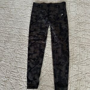 Gymshark Black Camo Leggings